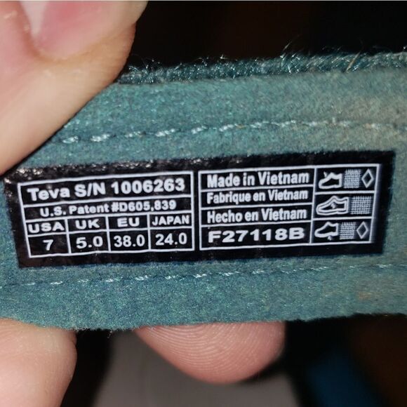 Teva Green Slingback Sandals - Picture 7 of 7